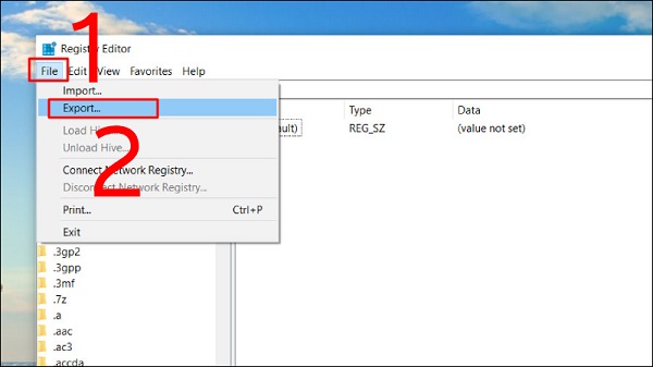 Sửa lỗi bằng Registry Editor (1)