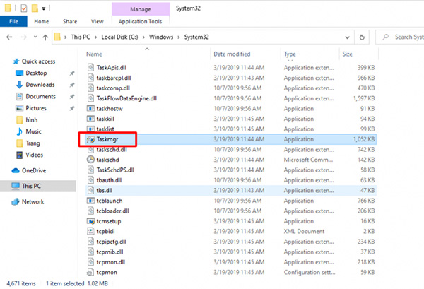 Mở Task Manager bằng File Explorer (1)