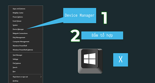 Cách xem card đồ họa laptop tại Device Manager