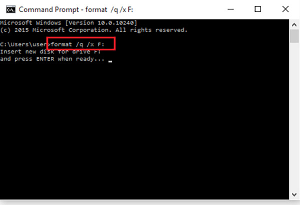 Sửa lỗi định dạng thẻ nhớ bằng Command Prompt (2)