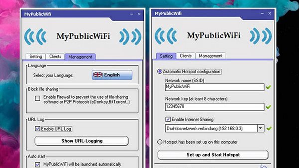 Phần mềm phát wifi MyPublicWifi