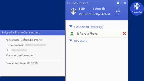 160 wifi Free Software OSToto Hotspot là ứng dụng có tính bảo mật cao